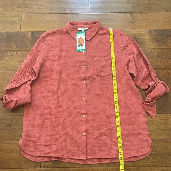 Anne Klein Button Up Shirt Size:XL - Picture 4 of 12